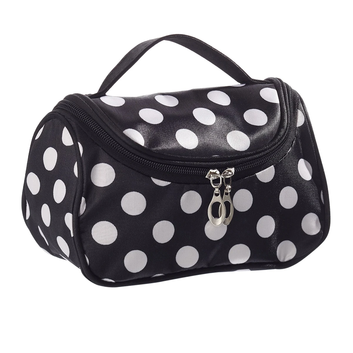 Black White Dotted Bag 21x9 5x13cm Dual Zipper Makeup Bag Zipper Travel Makeup Organizer Storage Solution
Black White Dotted Bag 21x9 5x13cm Dual Zipper Makeup Bag Zipper Travel Makeup Organizer Storage Solution