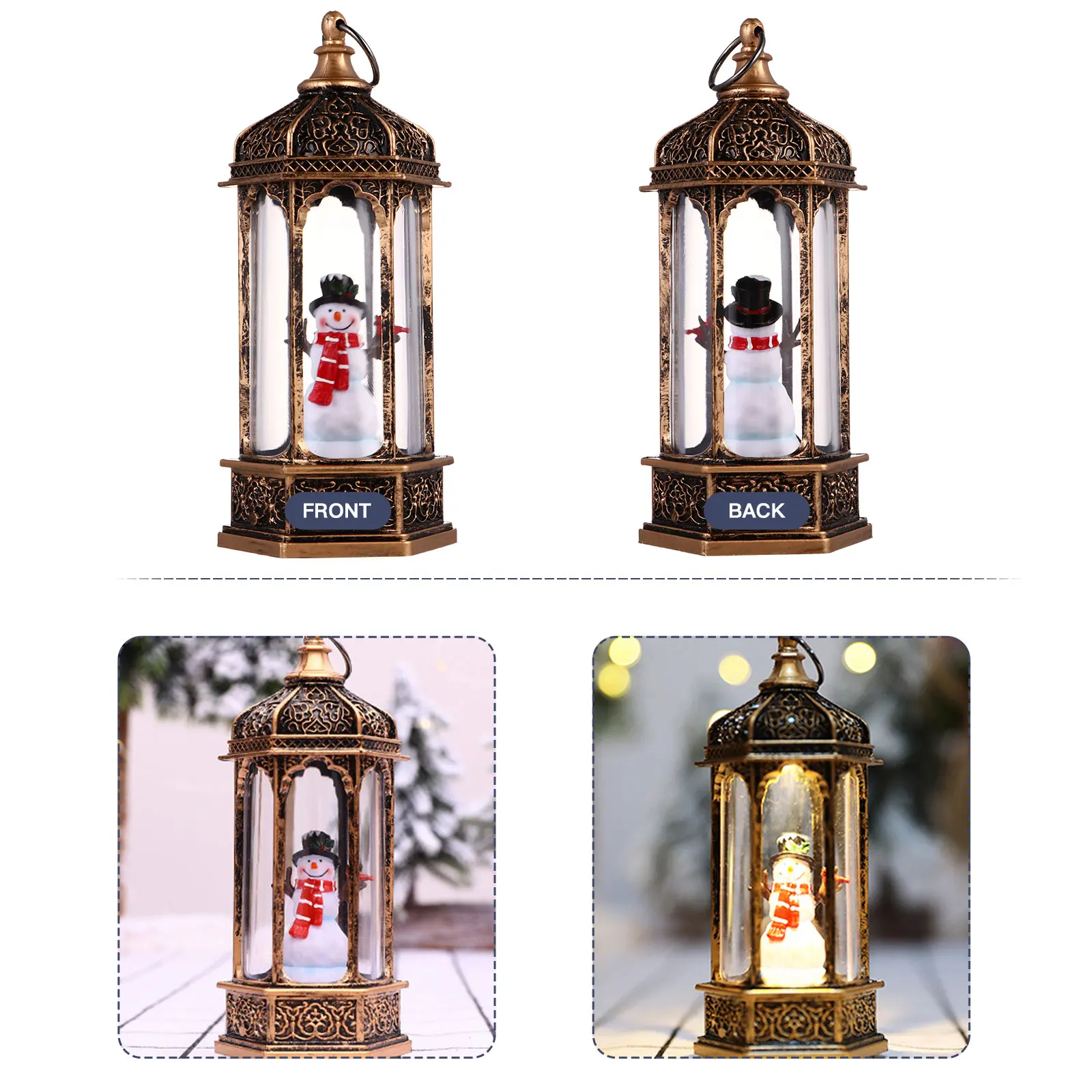 Lantern Retro Style Lamp Ornaments Christmas Lights Lamps for Living Room Plastic Night 
Lantern Retro Style Lamp Ornaments Christmas Lights Lamps for Living Room Plastic Night