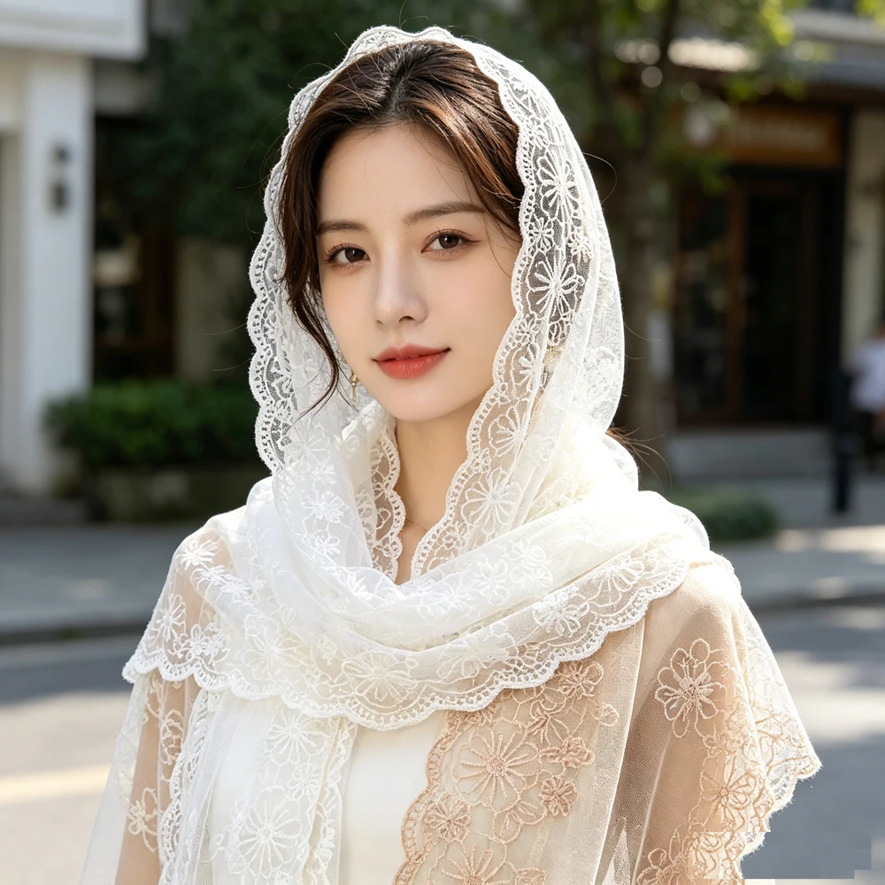 Women Embroidery Organza Hijab Scarf Sun Protection Long Shawl Wrap Muslim Turban Headscarf Bandana Bufanda Outdoor Head Wear
Women Embroidery Organza Hijab Scarf Sun Protection Long Shawl Wrap Muslim Turban Headscarf Bandana Bufanda Outdoor Head Wear