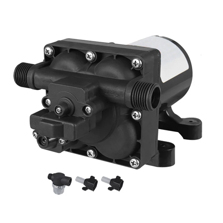 SOVOFLO KFL-47 Electric Water Pump 12V 24V DC 4 Chamber Positive Displacement Diaphragm Pump 3GPM 55PSI RV Marine Water Supply
SOVOFLO KFL-47 Electric Water Pump 12V 24V DC 4 Chamber Positive Displacement Diaphragm Pump 3GPM 55PSI RV Marine Water Supply