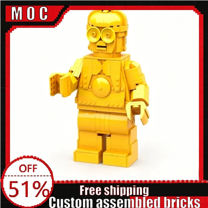 809 Parts New MOC Gentle Space Robot Building Blocks Model Boy DIY Assembly Educational Toys Creative Collection Birthday Gifts
809 Parts New MOC Gentle Space Robot Building Blocks Model Boy DIY Assembly Educational Toys Creative Collection Birthday Gifts