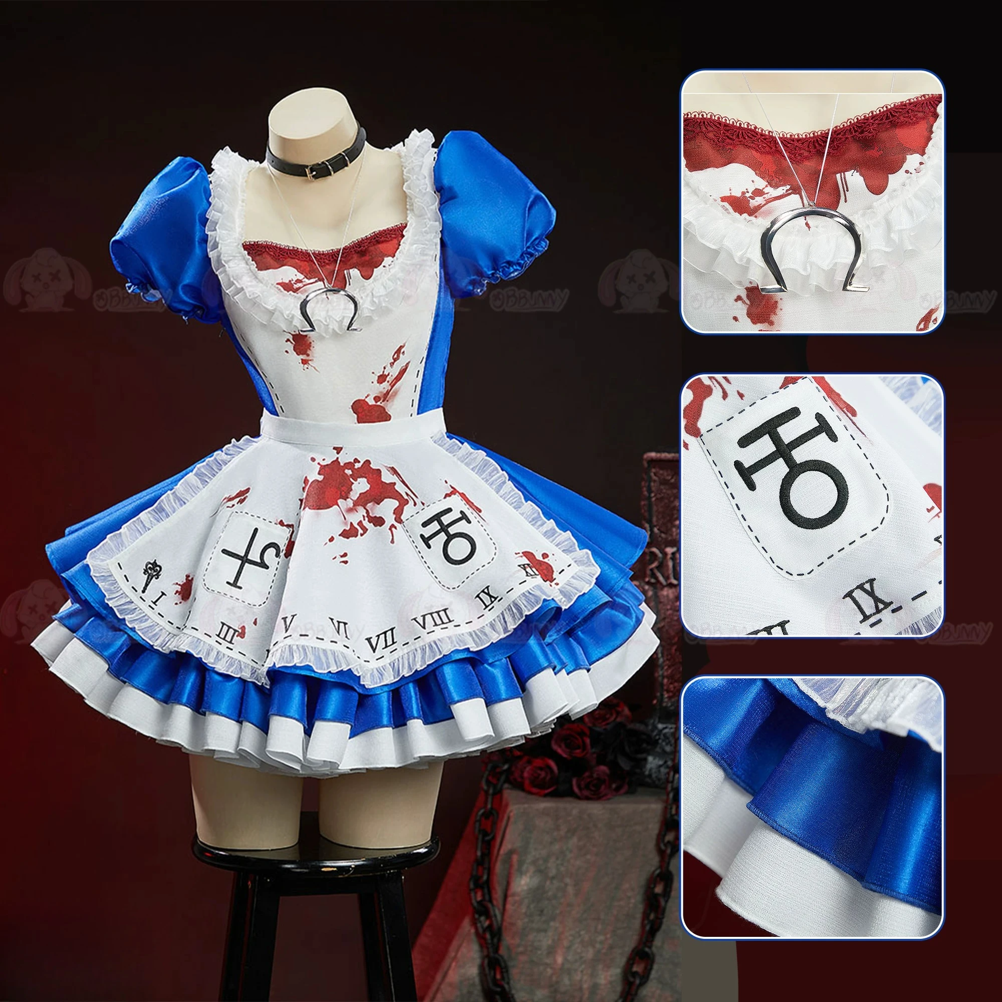 Alice: Madness Returns Cosplay Costume Lolita Maid Dress Fan-made Outfit For Women Anime Role Play HCos
Alice: Madness Returns Cosplay Costume Lolita Maid Dress Fan-made Outfit For Women Anime Role Play HCos