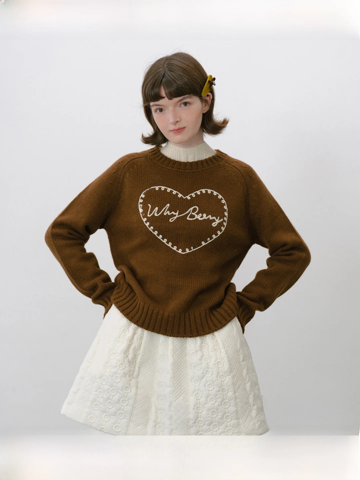 Женский вязаный свитер WhyBerry с вышивкой в виде сердца, свободного кроя, теплый, с длинными рукавами, круглым вырезом, осенний
Женский вязаный свитер WhyBerry с вышивкой в виде сердца, свободного кроя, теплый, с длинными рукавами, круглым вырезом, осенний