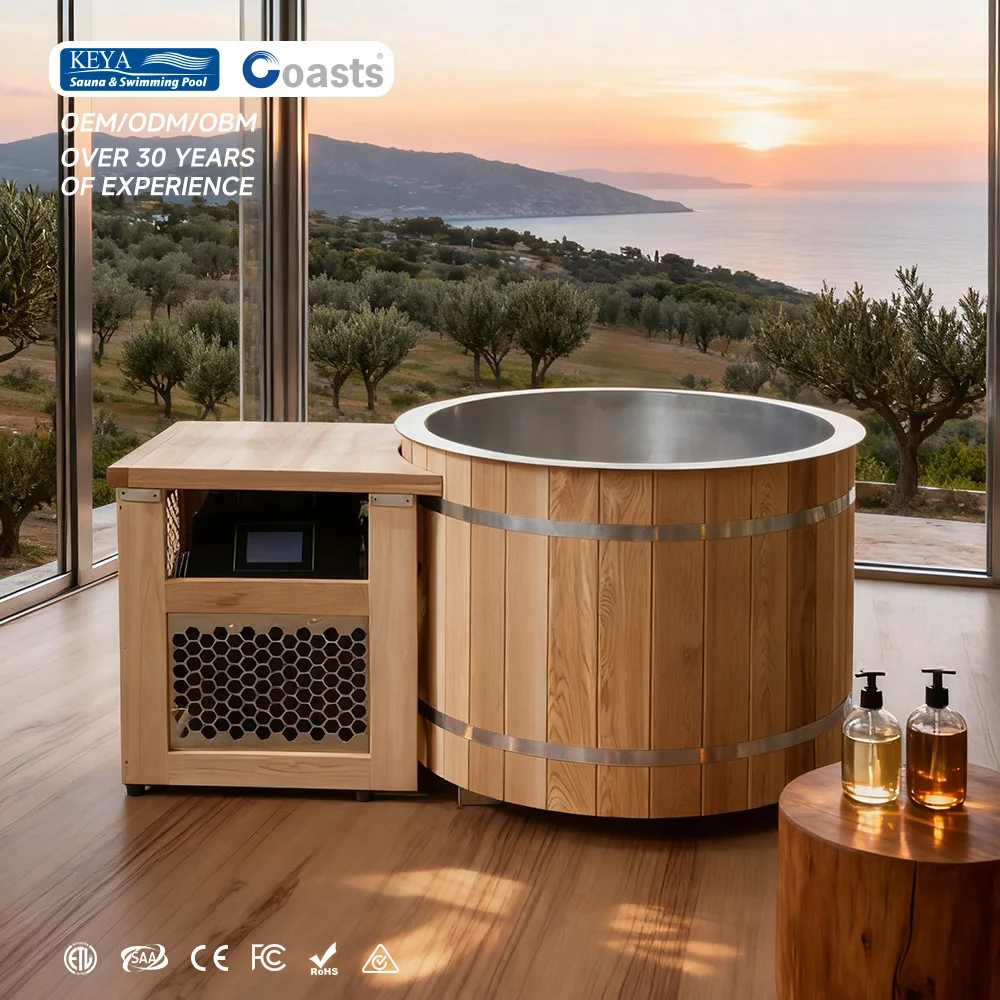 Wholesale Commercial Cold Plunge Ice Bath with Chiller Stainless Steel Lined Red Cedar Ice Bath Chiller Cold Plunge
Wholesale Commercial Cold Plunge Ice Bath with Chiller Stainless Steel Lined Red Cedar Ice Bath Chiller Cold Plunge
