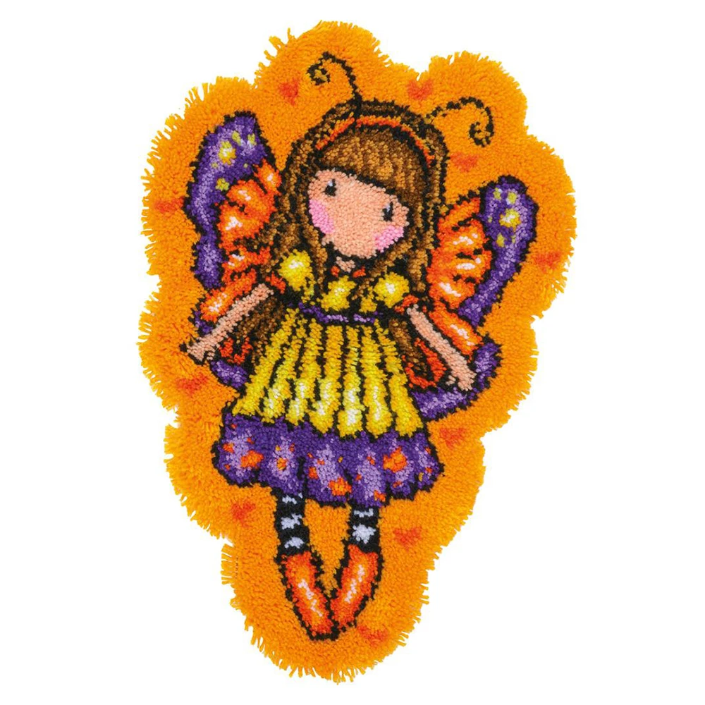 Latch hook kits Rugs with printed Canvas for Kids Adults Butterfly Girl Carpet embroidery Rug making kits Hobby Crafts Diy Bag
Latch hook kits Rugs with printed Canvas for Kids Adults Butterfly Girl Carpet embroidery Rug making kits Hobby Crafts Diy Bag