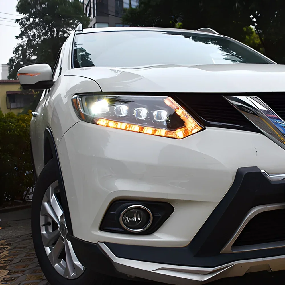 Автомобильные передние фонари для Nissan X-Trail 2014-2016, обновленная сборка автомобильных фар, высокая настройка, светодиодный проектор, 4 линзы, аксессуары
Автомобильные передние фонари для Nissan X-Trail 2014-2016, обновленная сборка автомобильных фар, высокая настройка, светодиодный проектор, 4 линзы, аксессуары