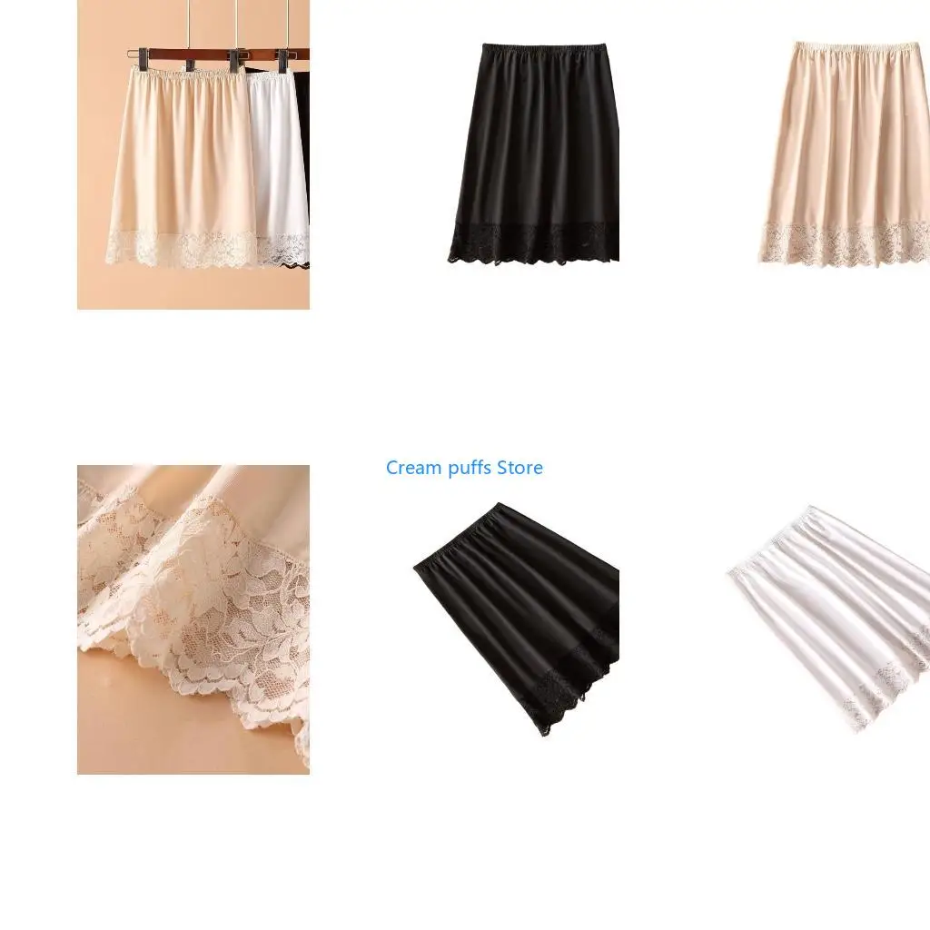50LE Women Underskirt Petticoat Lace Trim Knee Length Midi Skirt for Under Dresses
50LE Women Underskirt Petticoat Lace Trim Knee Length Midi Skirt for Under Dresses