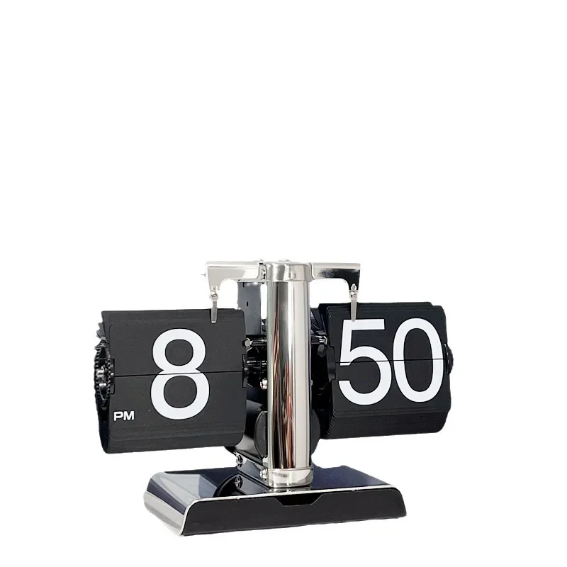 Creative page turning clock, retro home desktop mechanical automatic page turning clock, multi-function with
Creative page turning clock, retro home desktop mechanical automatic page turning clock, multi-function with