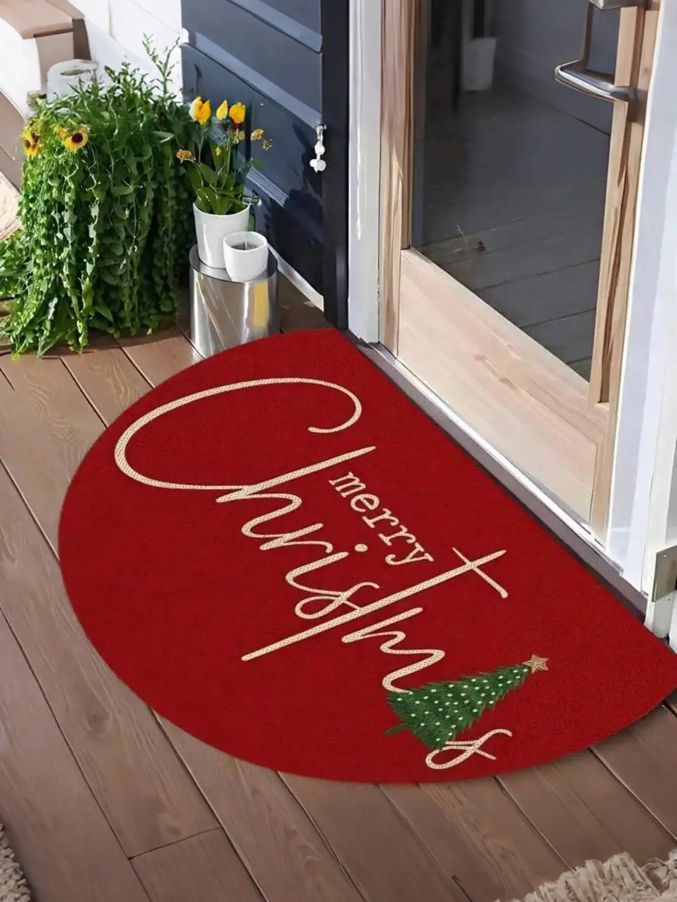 ZZTM05 Christmas Semi-Circular Non-Slip Door Mat (Golden Script, Indoor/Outdoor)
ZZTM05 Christmas Semi-Circular Non-Slip Door Mat (Golden Script, Indoor/Outdoor)