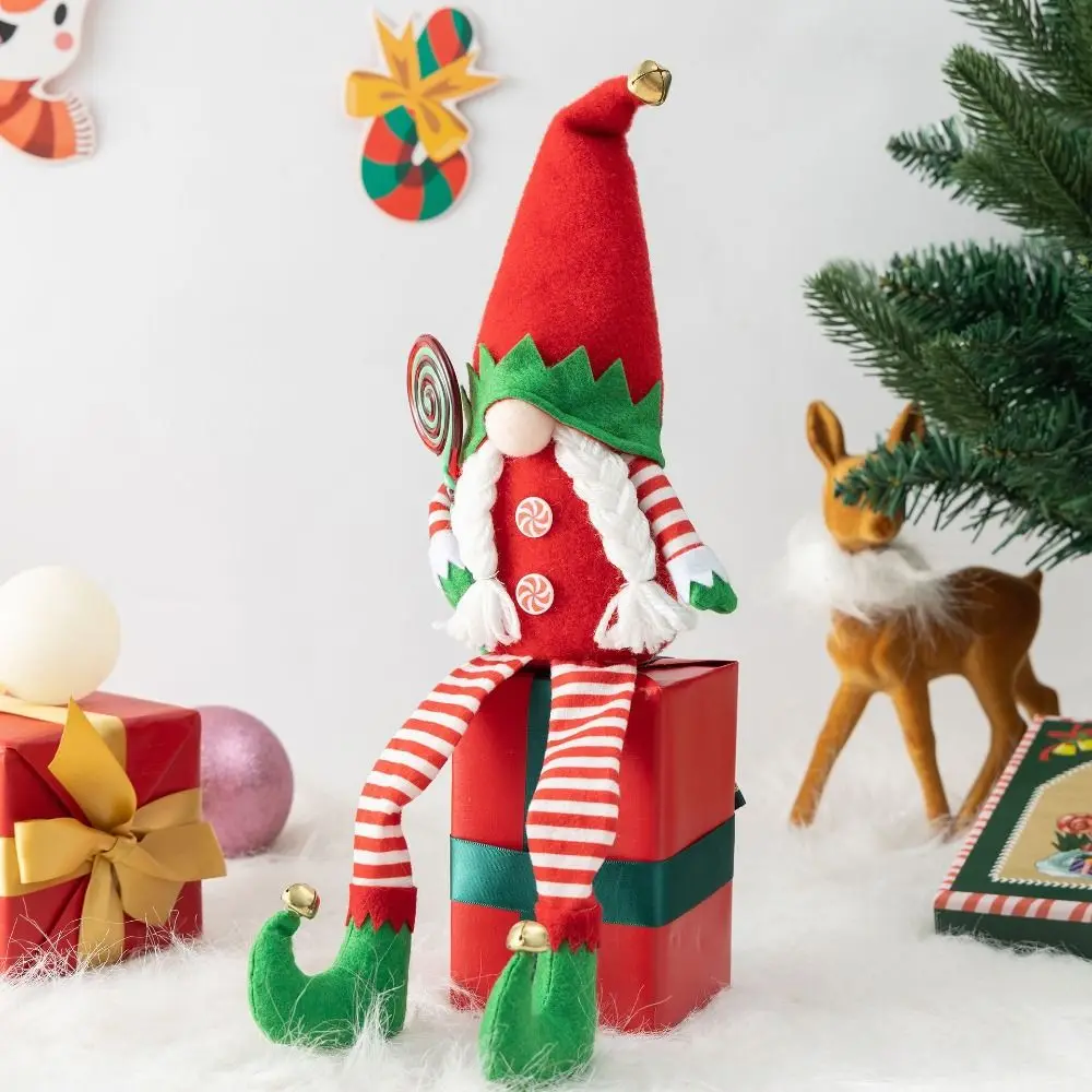Cute Christmas Elf Gnomes Dolls Long Legged Soft Christmas Rudolf Doll Funny Cartoon Gnomes Doll Toy Children Gifts 
Cute Christmas Elf Gnomes Dolls Long Legged Soft Christmas Rudolf Doll Funny Cartoon Gnomes Doll Toy Children Gifts