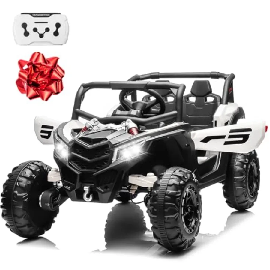 24V Ride On Car for w/Remote Control, Battery Powered Off-Road UTV, 4x150W Motors, 4 Shock Absorbers, 4.5 Mph Max Speed, Blueto
24V Ride On Car for w/Remote Control, Battery Powered Off-Road UTV, 4x150W Motors, 4 Shock Absorbers, 4.5 Mph Max Speed, Blueto