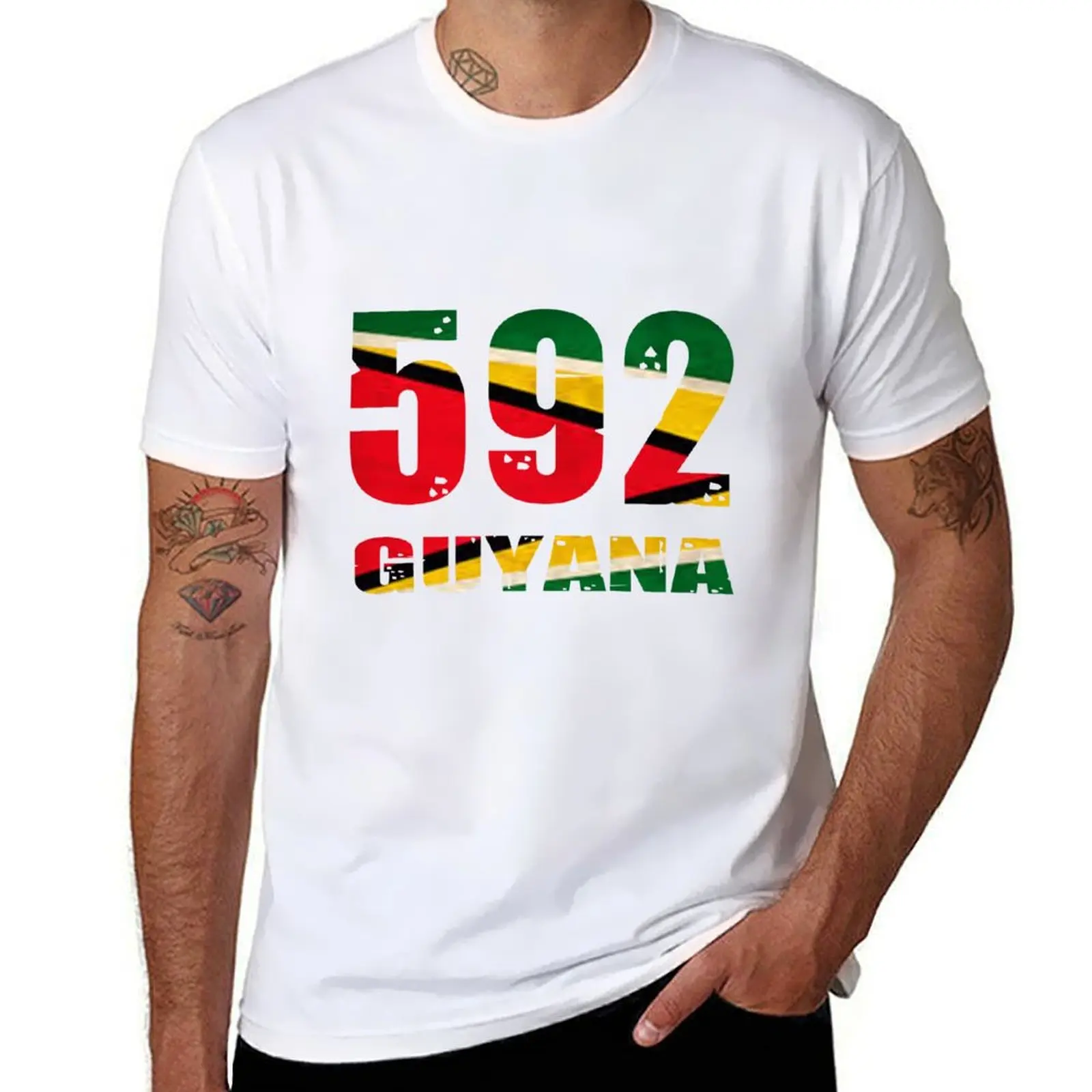 592 GUYANA T-Shirt t shirt man designer t shirts for man cotton funny T-Shirt
592 GUYANA T-Shirt t shirt man designer t shirts for man cotton funny T-Shirt