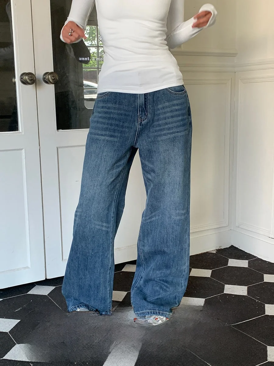 Джинсы женские Deep Blue Retro с высокой талией, широкими штанинами, свободные, стройнящие, длинные, осенние, повседневные, бренд Sle GO GO BURN
Джинсы женские Deep Blue Retro с высокой талией, широкими штанинами, свободные, стройнящие, длинные, осенние, повседневные, бренд Sle GO GO BURN