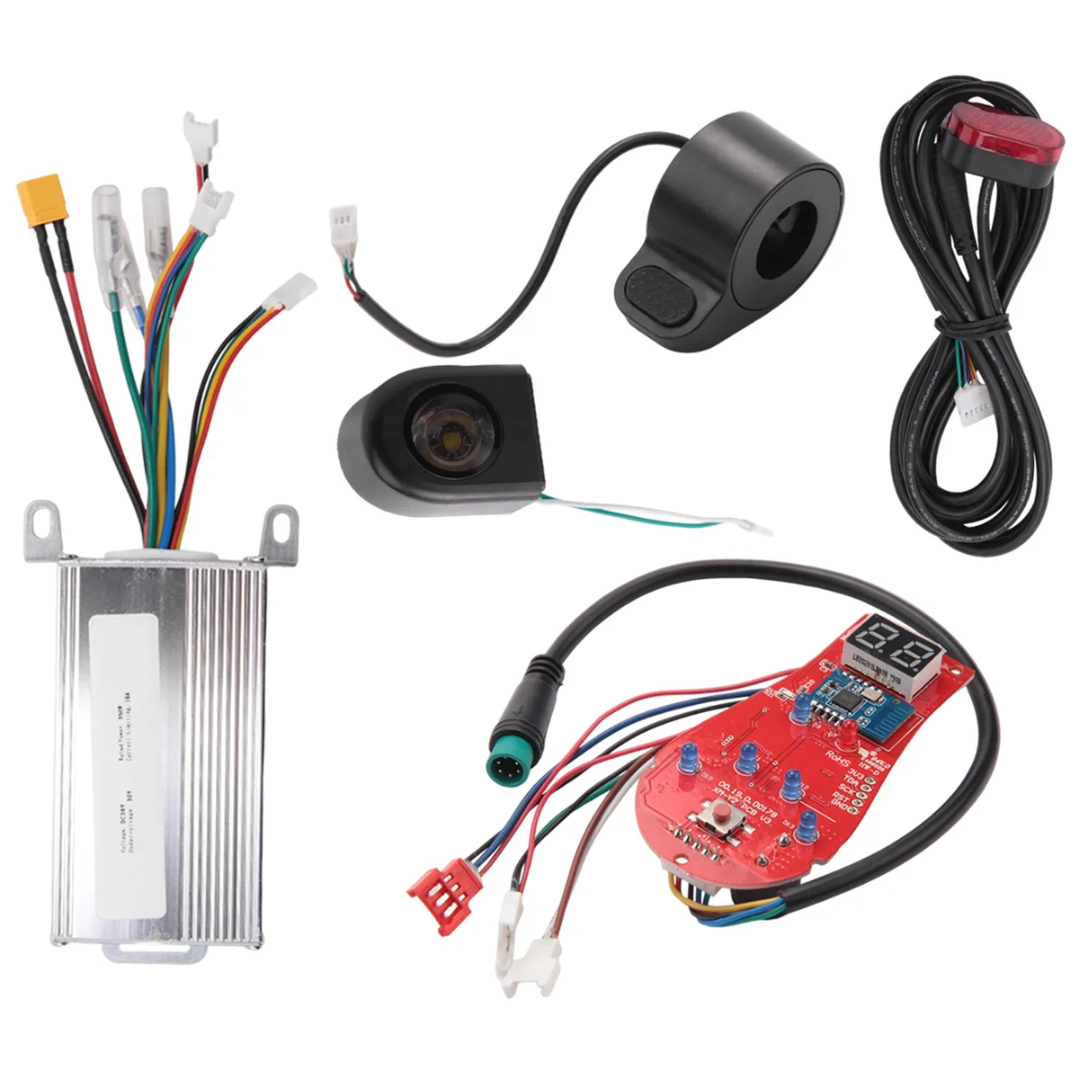Scooter Controller Board Motherboard 350W 36V for Xiaomi 1:2 Scooter Control Tail Lights Accelerator and Displays
Scooter Controller Board Motherboard 350W 36V for Xiaomi 1:2 Scooter Control Tail Lights Accelerator and Displays
