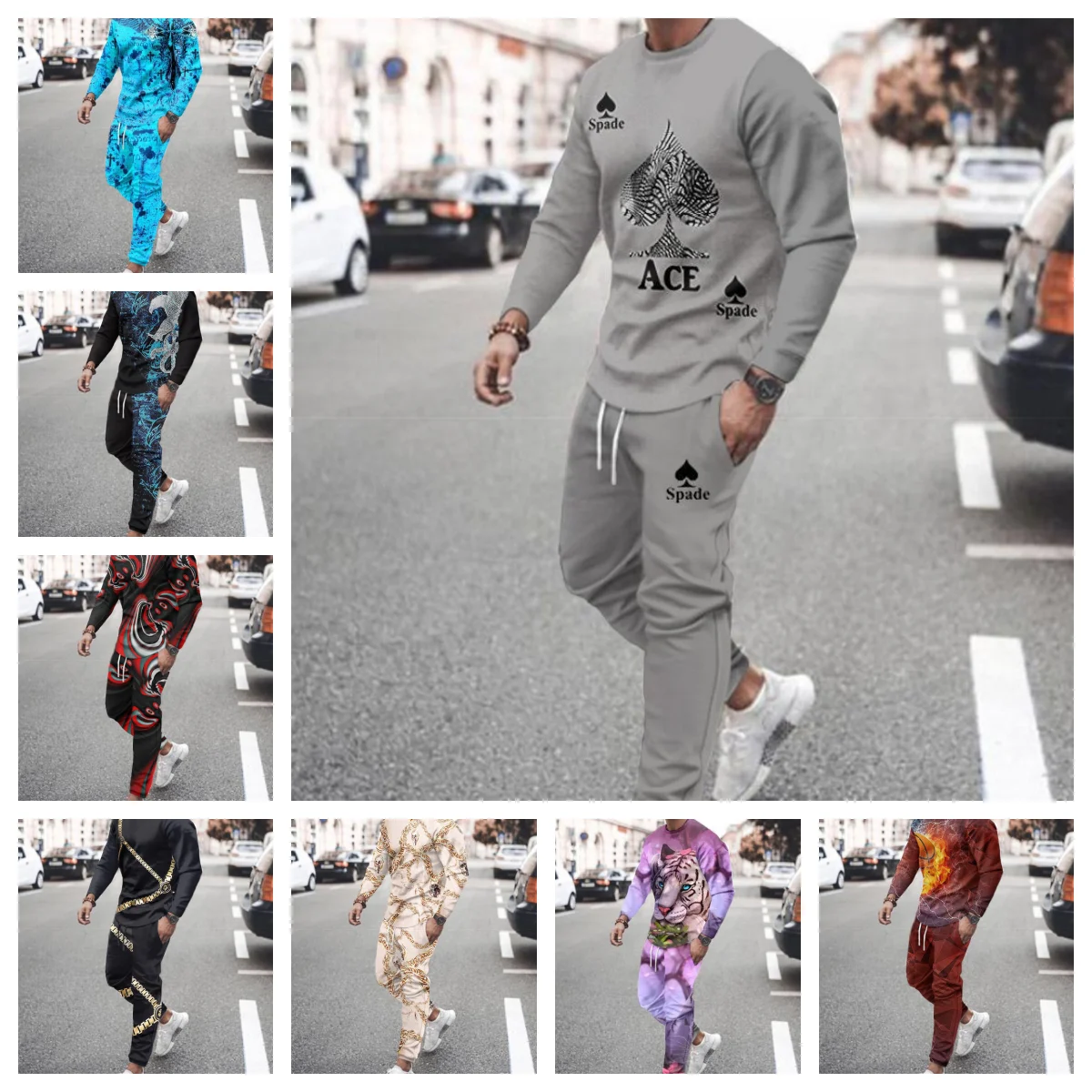 25-26 Лидер продаж, роскошный уличный весенне-осенний мужской модный костюм с длинными рукавами для взрослых, повседневный спортивный костюм для отдыха, крутой тренд, свободный
25-26 Лидер продаж, роскошный уличный весенне-осенний мужской модный костюм с длинными рукавами для взрослых, повседневный спортивный костюм для отдыха, крутой тренд, свободный