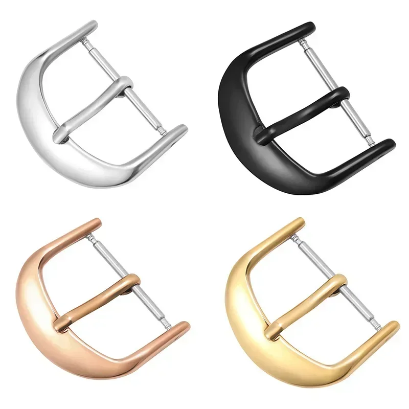 New 316L Solid Stainless Steel Watch Buckle Silver Gold Polished Watch Band Strap Clasp 10 12 14 16 18 20 22mm Clock Accessories
New 316L Solid Stainless Steel Watch Buckle Silver Gold Polished Watch Band Strap Clasp 10 12 14 16 18 20 22mm Clock Accessories