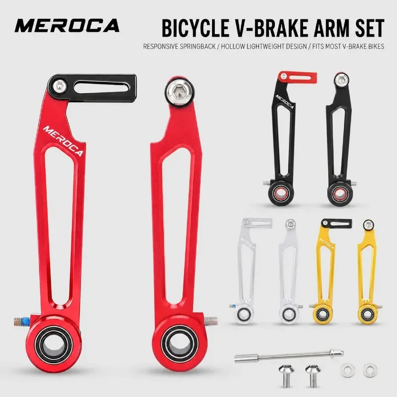 MEROCA Folding Bike V-Brake Caliper Aluminum Alloy Long/Short Arm Compatible Brake Set for BMX Folding Bicycle Accessories
MEROCA Folding Bike V-Brake Caliper Aluminum Alloy Long/Short Arm Compatible Brake Set for BMX Folding Bicycle Accessories