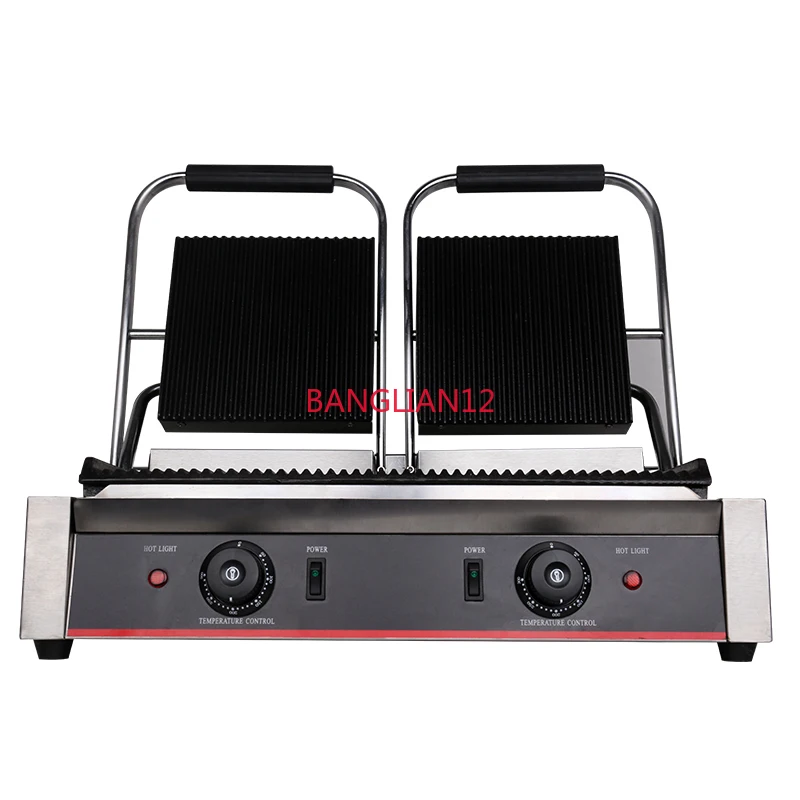 2025 New Commercial Electric Stripe Contact Grill Panini Press Plates Sandwich Press Plates Eelctric Steak Contact Grill Double
2025 New Commercial Electric Stripe Contact Grill Panini Press Plates Sandwich Press Plates Eelctric Steak Contact Grill Double