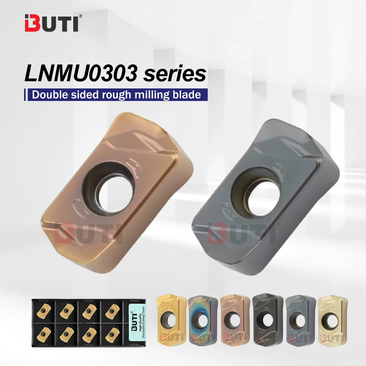 Steel Parts Stainless Steel Hard Material Wear-resistant Milling Inserts LNMU0303-DZ/0303-W/0303ZER-MJ LNMU Series Milling Blade
Steel Parts Stainless Steel Hard Material Wear-resistant Milling Inserts LNMU0303-DZ/0303-W/0303ZER-MJ LNMU Series Milling Blade