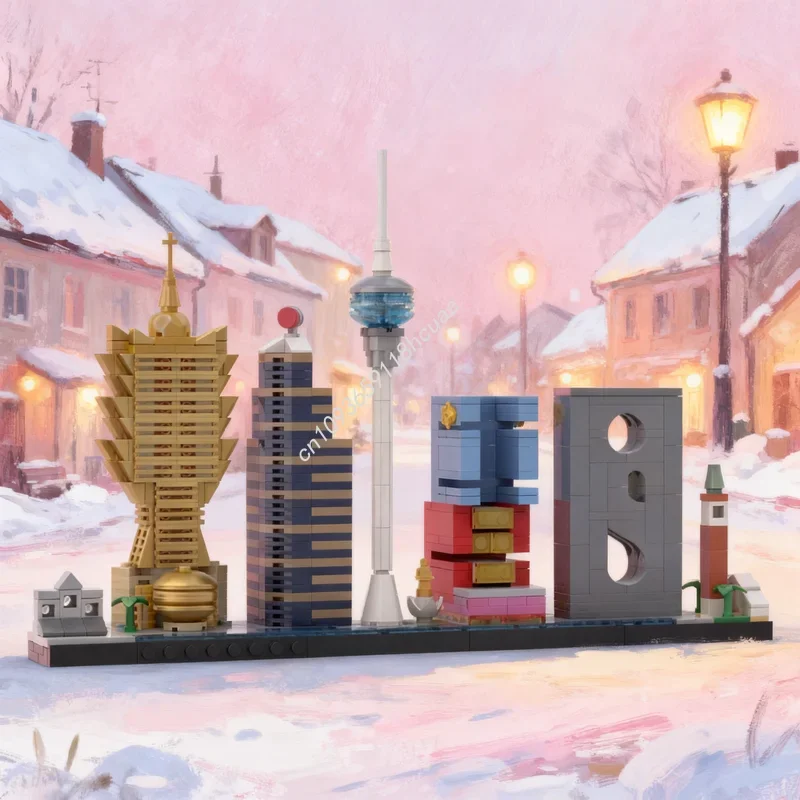 550pcs MOC Macau Skyline Architecture Skylines Model Building Blocks DIY Toy Idea Creative Festival Gift Brick Education
550pcs MOC Macau Skyline Architecture Skylines Model Building Blocks DIY Toy Idea Creative Festival Gift Brick Education