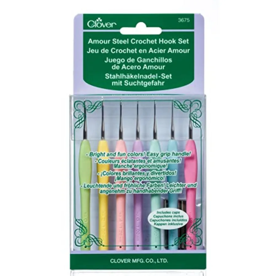 Amour Steel Crochet Hook Set
Amour Steel Crochet Hook Set
