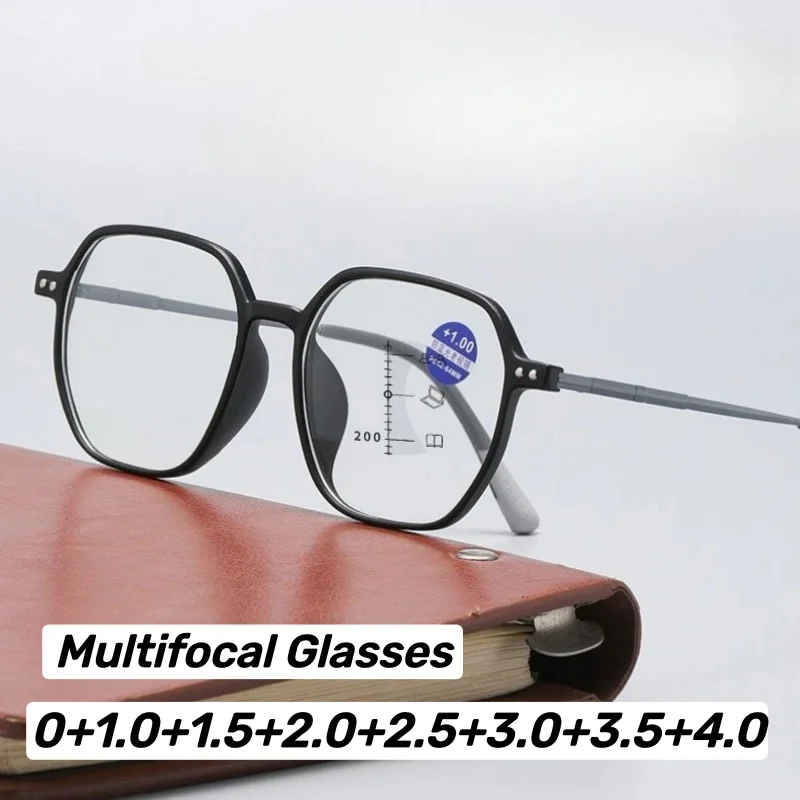 Fashionable Oversized Frames Ultra-Lightweight Multifocal Presbyopia Glasses Men's & Women's Blue Light Blocking Reading Glasses
Fashionable Oversized Frames Ultra-Lightweight Multifocal Presbyopia Glasses Men's & Women's Blue Light Blocking Reading Glasses