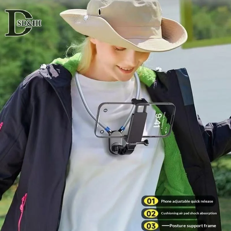 Hands-Free Neck Mount Phone Clip 180° Rotation Phone Holder For Phone Accessories For Motorcycles Cars Bicycles
Hands-Free Neck Mount Phone Clip 180° Rotation Phone Holder For Phone Accessories For Motorcycles Cars Bicycles