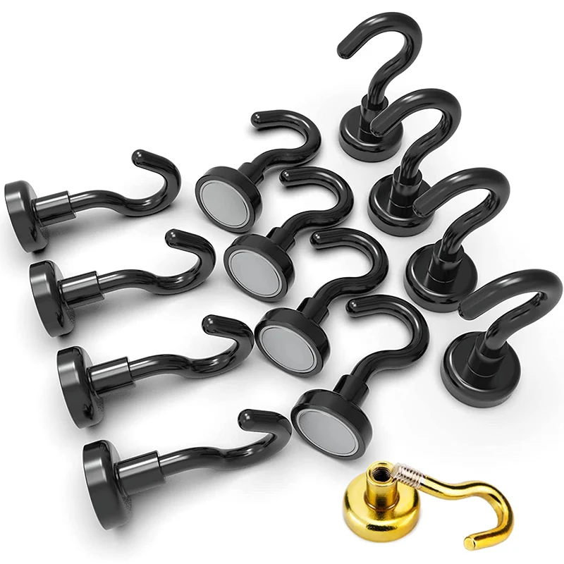 10- 40PCS Gold Black Strong Magnetic Hook Heavy Duty Wall Hanging Home Kitchen Bathroom Gadget Towel Clothes Magnet Hooks Hanger
10- 40PCS Gold Black Strong Magnetic Hook Heavy Duty Wall Hanging Home Kitchen Bathroom Gadget Towel Clothes Magnet Hooks Hanger