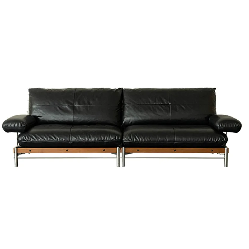 Bauhaus leather boundless sofa antique living room straight row black module sofa 2026 new solid wood sofa
Bauhaus leather boundless sofa antique living room straight row black module sofa 2026 new solid wood sofa