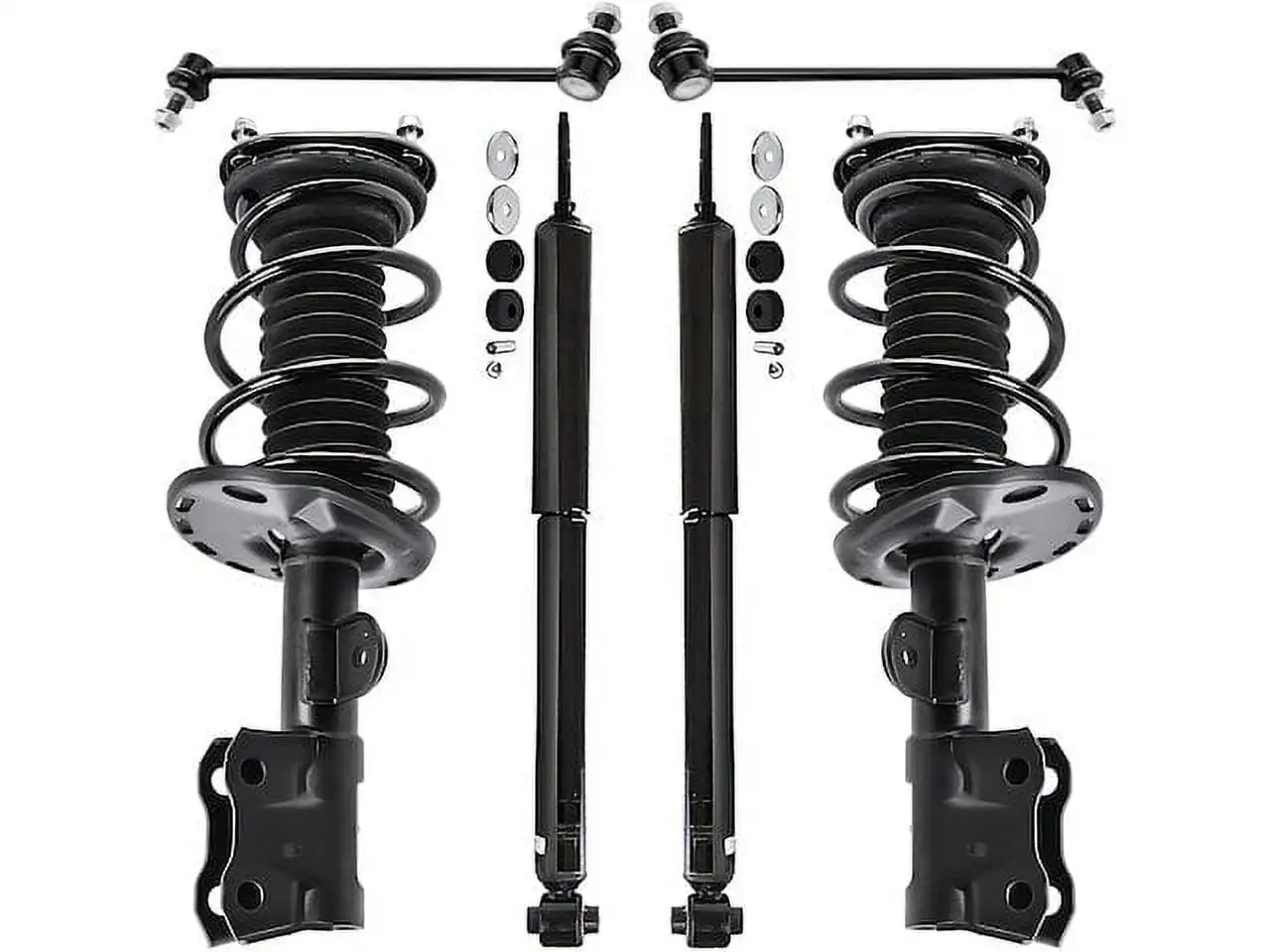 Front and Rear Shock Strut Coil Spring Sway Bar Link Kit - Compatible with 2010 - 2015 Toyota Prius 2011 2012 2013 2014
Front and Rear Shock Strut Coil Spring Sway Bar Link Kit - Compatible with 2010 - 2015 Toyota Prius 2011 2012 2013 2014