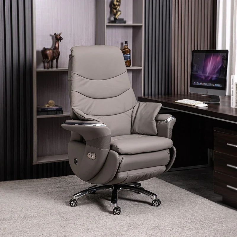 Genuine Leather Office Chair Comfortable Adjustable Conference Office Chair Modern Designer Sedie Scrivania Balcony Furniture
Genuine Leather Office Chair Comfortable Adjustable Conference Office Chair Modern Designer Sedie Scrivania Balcony Furniture