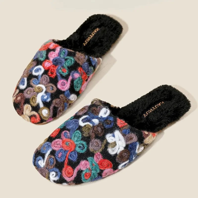 Winter Fluffy Home Slippers Woman Comfort Light Casual Plush Slides Female Non-slip Flower Warm Flat Home Cotton Shoes Woman
Winter Fluffy Home Slippers Woman Comfort Light Casual Plush Slides Female Non-slip Flower Warm Flat Home Cotton Shoes Woman