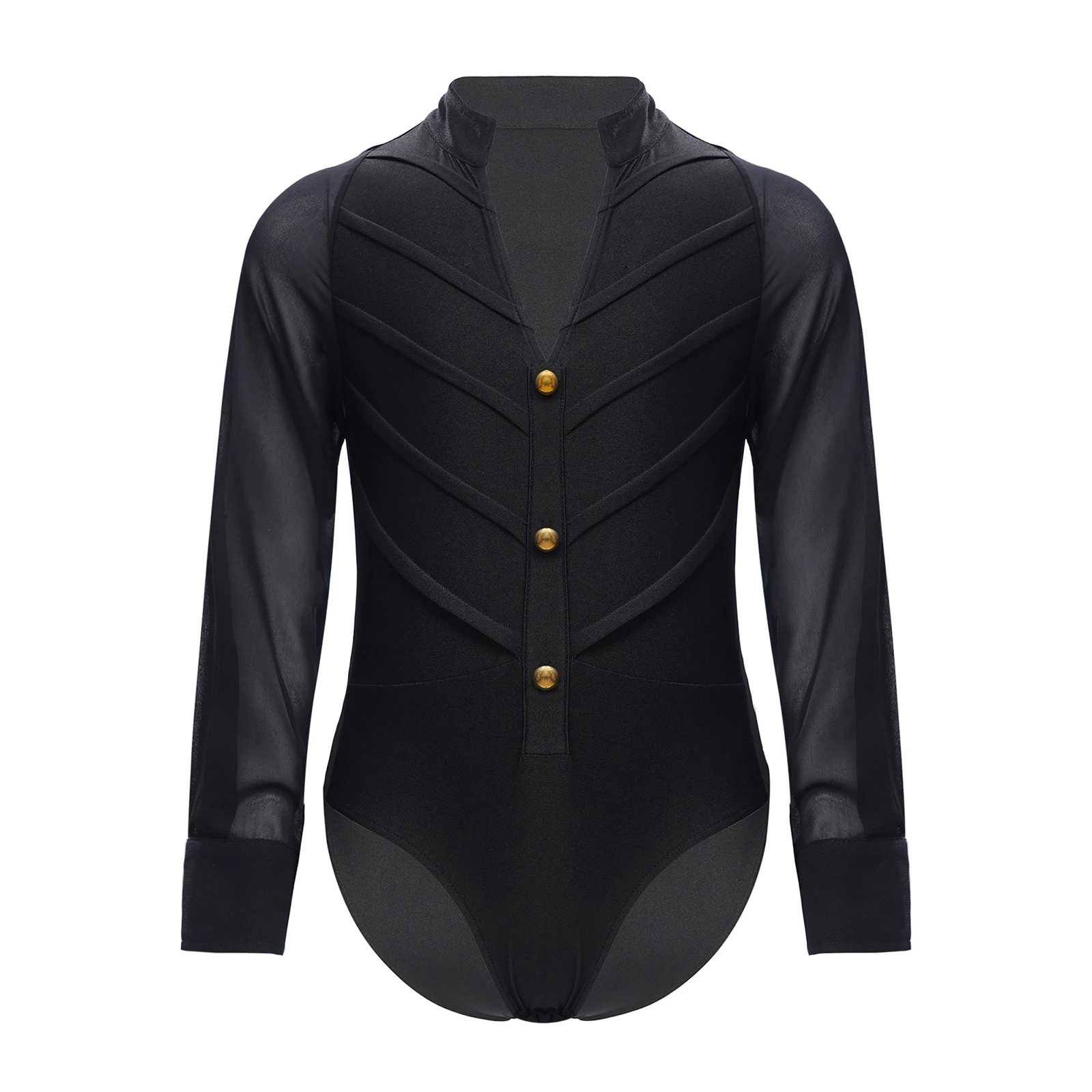 Kids Boys Latin Jazz Dance Leotard Long Sleeve Stand Collar Bodysuit for Ballroom Competition Party Stage Performance Dancewear
Kids Boys Latin Jazz Dance Leotard Long Sleeve Stand Collar Bodysuit for Ballroom Competition Party Stage Performance Dancewear