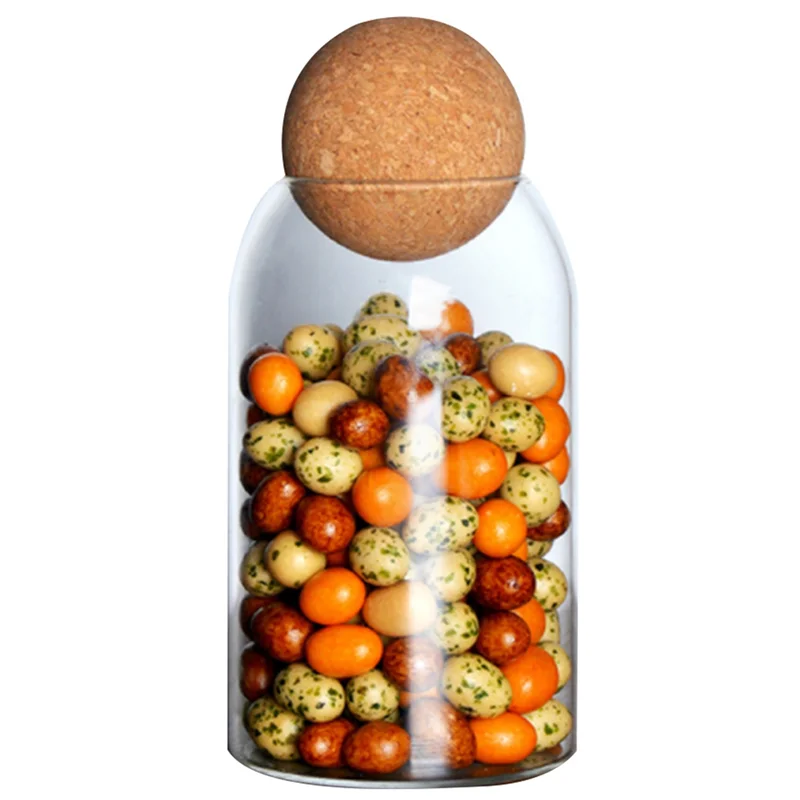 ABZS 3X 500ML Ball Cork Lead-Free Glass Jar With Lid Bottle Storage Tank Sealed Tea Cans Cereals Transparent Storage Jars
ABZS 3X 500ML Ball Cork Lead-Free Glass Jar With Lid Bottle Storage Tank Sealed Tea Cans Cereals Transparent Storage Jars