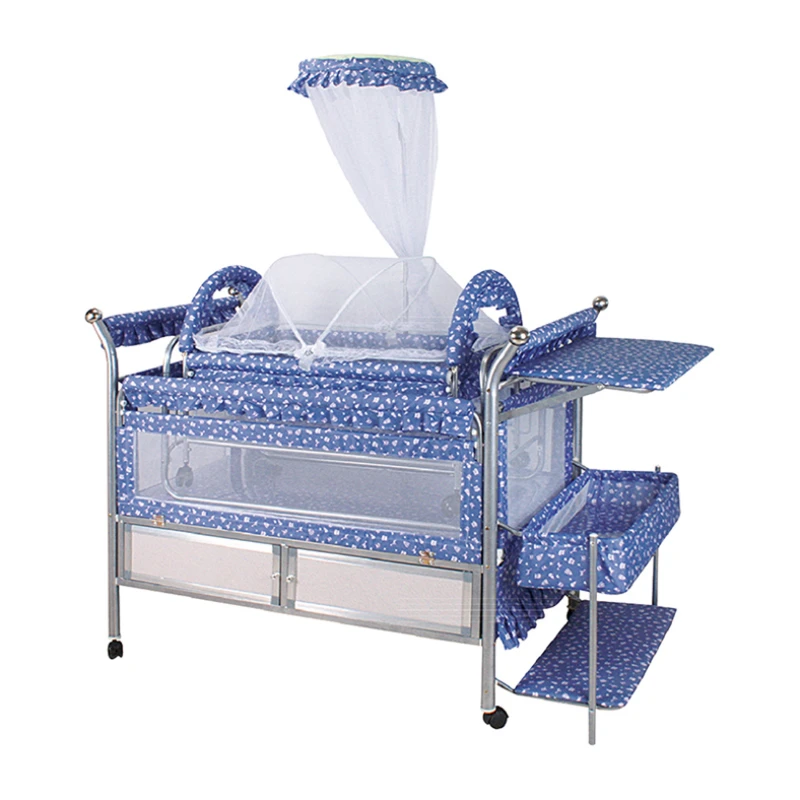 Wholesale Modern Metal Kids' Baby Cribs Crib with Carry Cradle Single Double Baby Cot Bed
Wholesale Modern Metal Kids' Baby Cribs Crib with Carry Cradle Single Double Baby Cot Bed
