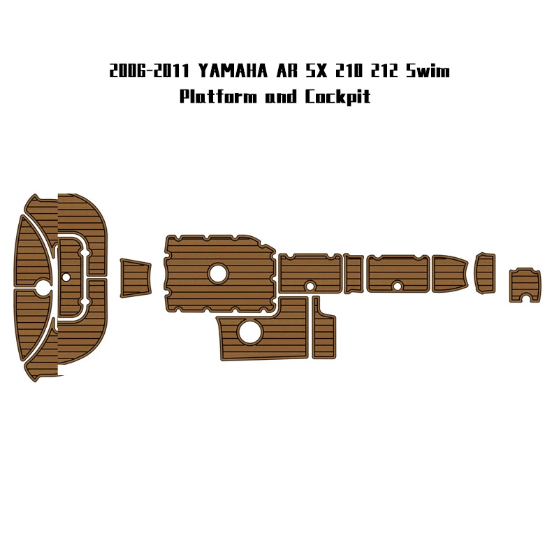 Custom Eva Foam Pad Jet ski Marine Traction Mats For 2006-2011 YAMAHA AR SX 210 212 Swim Platform and Cockpit Boat Accessories
Custom Eva Foam Pad Jet ski Marine Traction Mats For 2006-2011 YAMAHA AR SX 210 212 Swim Platform and Cockpit Boat Accessories