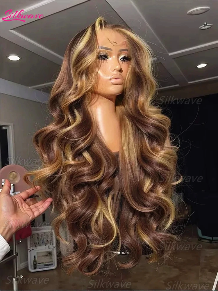 Silkwave Body Wave 4/27 Highlight Wig 13x6 Hd Lace Frontal Wig Human Hair Ombre Brown Lace Front Wigs For Black Women 30 38 Inch
Silkwave Body Wave 4/27 Highlight Wig 13x6 Hd Lace Frontal Wig Human Hair Ombre Brown Lace Front Wigs For Black Women 30 38 Inch