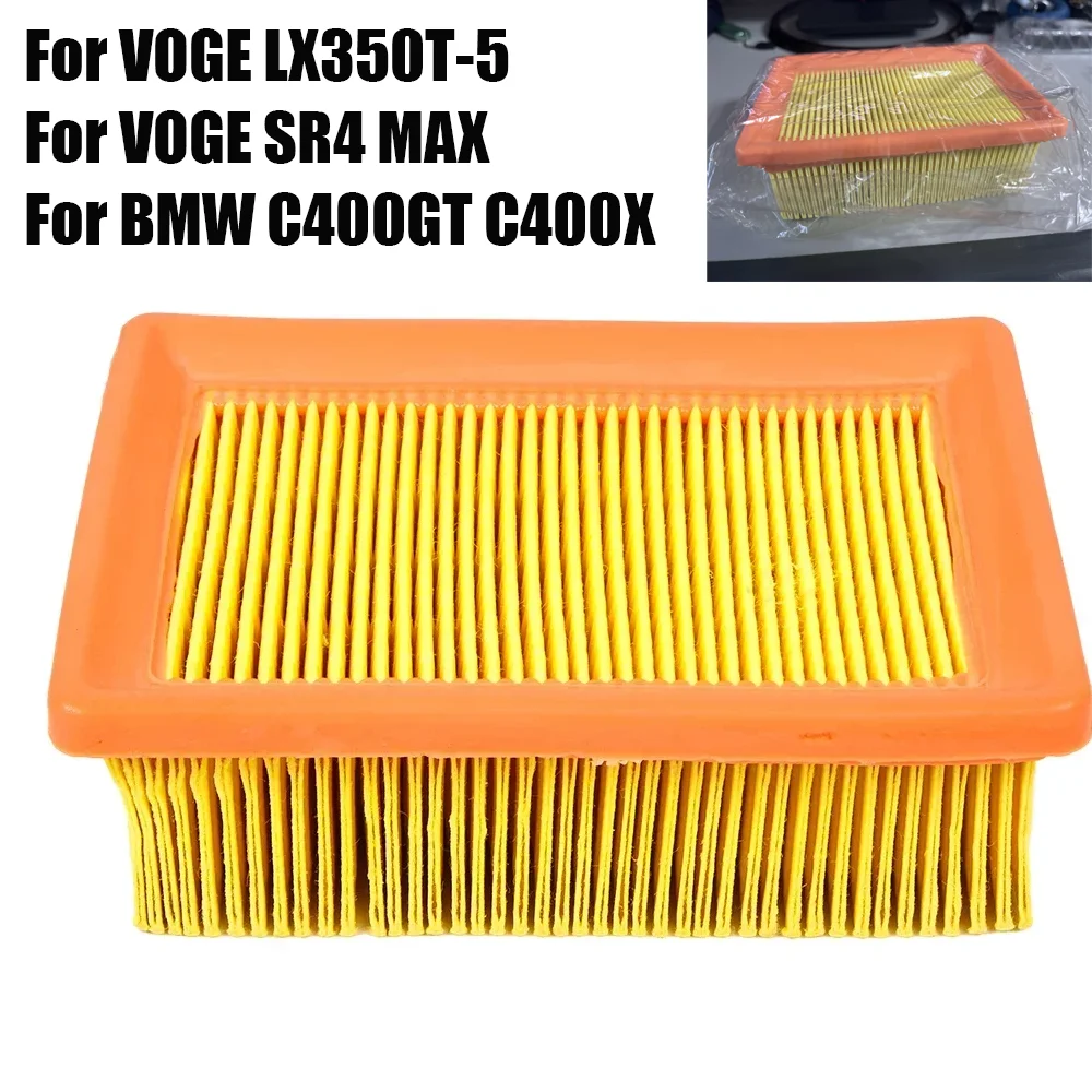For BMW C400GT C400X Motorcycle Intake Clean Air Filter Intake Cleaner For VOGE LX350T-5 SR4 MAX LX 350T 350 T 2023 2024
For BMW C400GT C400X Motorcycle Intake Clean Air Filter Intake Cleaner For VOGE LX350T-5 SR4 MAX LX 350T 350 T 2023 2024