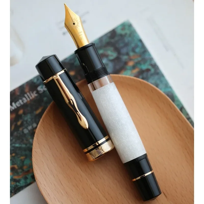 New MAJOHN Final P139 Expedition Fever Class Full Copper Piston FOUNTAIN Pen Large 8 Size 40 Pen Tip Hard Rubber Tongue
New MAJOHN Final P139 Expedition Fever Class Full Copper Piston FOUNTAIN Pen Large 8 Size 40 Pen Tip Hard Rubber Tongue