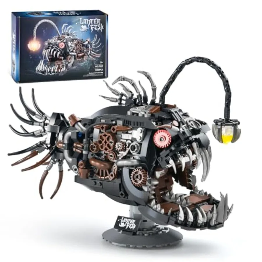 Mechanical Fish Building Sets, Ocean Animal Collection Toy, Adults Home or Office Decor, STEM Building Gift for Teens Boys and
Mechanical Fish Building Sets, Ocean Animal Collection Toy, Adults Home or Office Decor, STEM Building Gift for Teens Boys and