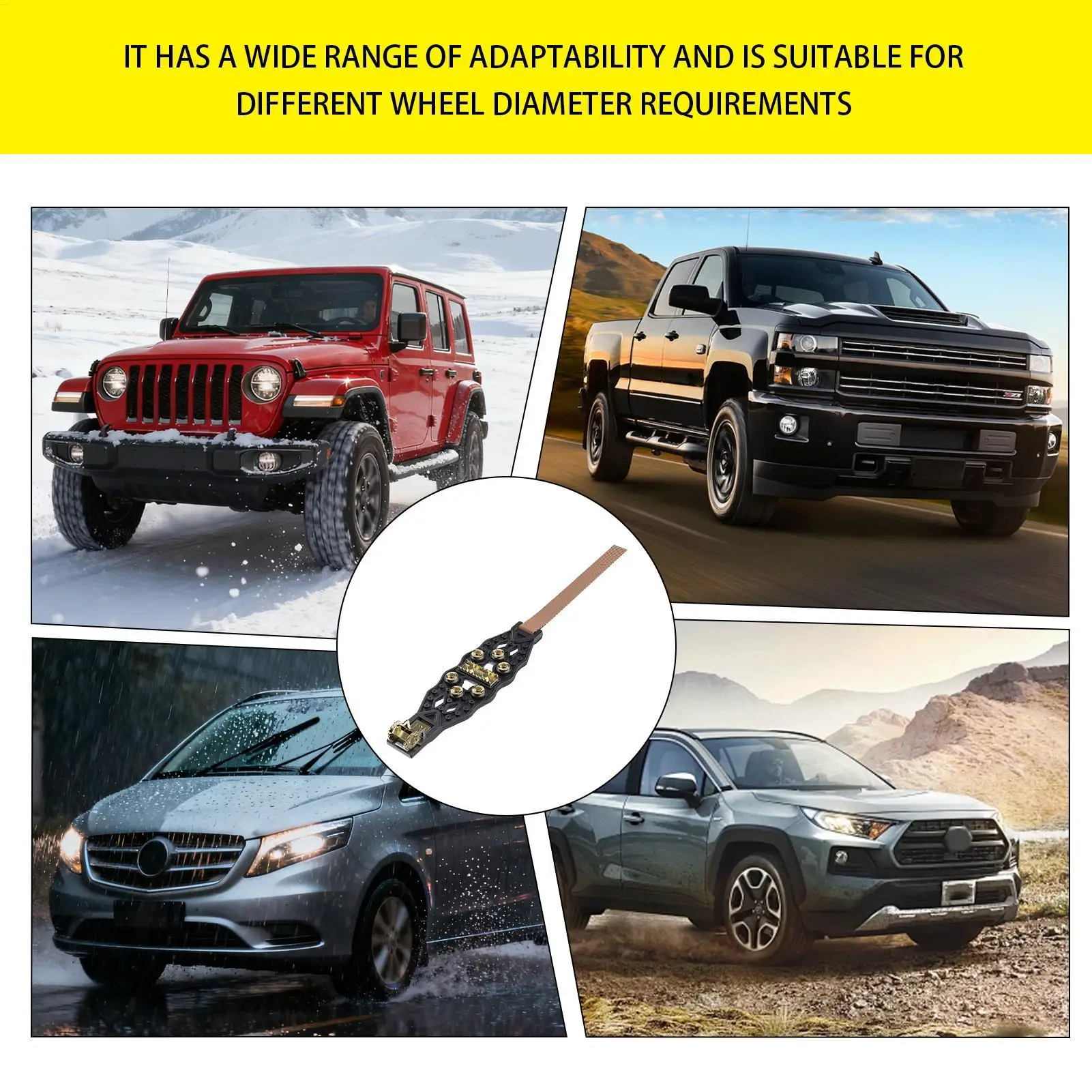 Snow Chains For Trucks Spikes Cleats Anti-Slip Quiet Heavy-Duty Tire Chains For Cars For Ice Winter Hiking Trailer Offroad Lawn
Snow Chains For Trucks Spikes Cleats Anti-Slip Quiet Heavy-Duty Tire Chains For Cars For Ice Winter Hiking Trailer Offroad Lawn