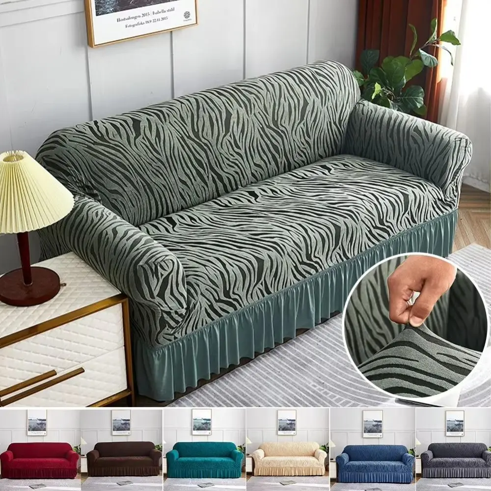 Elastic Seater Sofa Cover Stretchable with Skirt Lace Wave Sofa Slipcover Non-slip Full Cover Furniture Protector Cover
Elastic Seater Sofa Cover Stretchable with Skirt Lace Wave Sofa Slipcover Non-slip Full Cover Furniture Protector Cover