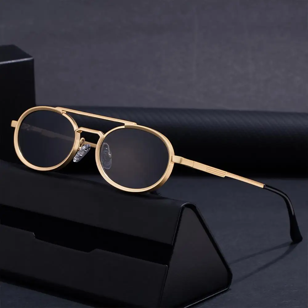 2025 Small Steampunk Sunglasses Metal Frame Oval Punk Eyewear Luxury Brand UV400 Sun Glasses for Women
2025 Small Steampunk Sunglasses Metal Frame Oval Punk Eyewear Luxury Brand UV400 Sun Glasses for Women