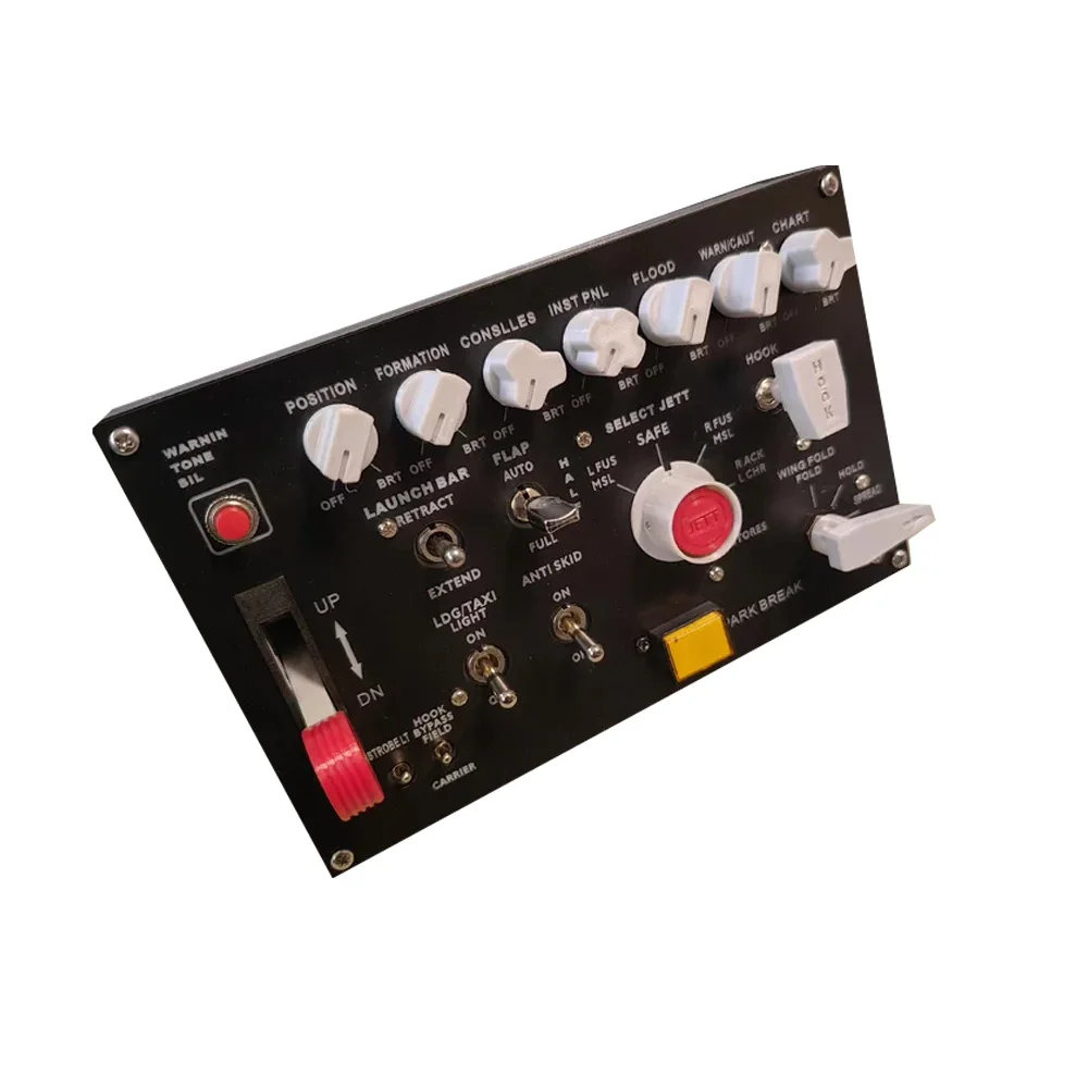 Simulated Flight Fire Control Integrated Panel, 3D Printing Box, Windows Self-Recognition, No Driver Required
Simulated Flight Fire Control Integrated Panel, 3D Printing Box, Windows Self-Recognition, No Driver Required