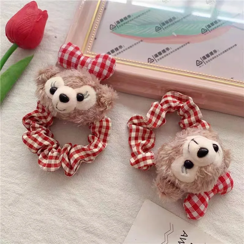 Милый Дисней Ширли Мейдаф, кольцо для волос с медведем, красный плед, милый мультяшный бант, кольцо для волос с толстой кишкой, резиновая лента, кольцо на руку 
Милый Дисней Ширли Мейдаф, кольцо для волос с медведем, красный плед, милый мультяшный бант, кольцо для волос с толстой кишкой, резиновая лента, кольцо на руку