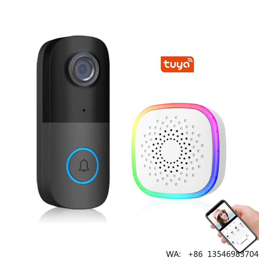 1080P Tuya WiFi Smart Video Doorbell 2MP Night Vison Door Bell Camera with Chime Home Intercom Security System
1080P Tuya WiFi Smart Video Doorbell 2MP Night Vison Door Bell Camera with Chime Home Intercom Security System