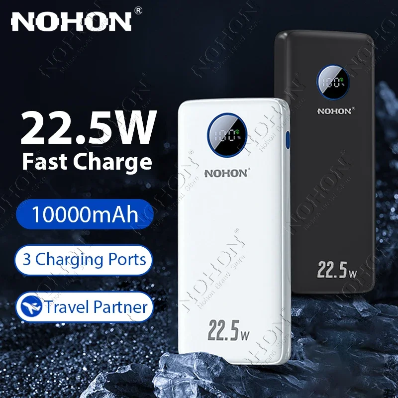NOHON 10000 мАч Power Bank Портативное зарядное устройство с быстрой зарядкой для iPhone 15 Xiaomi Huawei Mini Powerbank Внешняя батарея телефона
NOHON 10000 мАч Power Bank Портативное зарядное устройство с быстрой зарядкой для iPhone 15 Xiaomi Huawei Mini Powerbank Внешняя батарея телефона
