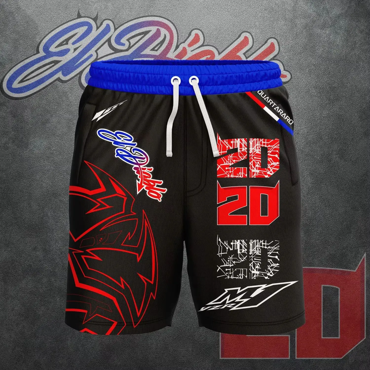 New Fabio Quartararo # 20 Unisex Off-road Motorcycle, Off-road Bicycle Riding Shorts Breathable Loose Oversized Casual Shorts
New Fabio Quartararo # 20 Unisex Off-road Motorcycle, Off-road Bicycle Riding Shorts Breathable Loose Oversized Casual Shorts