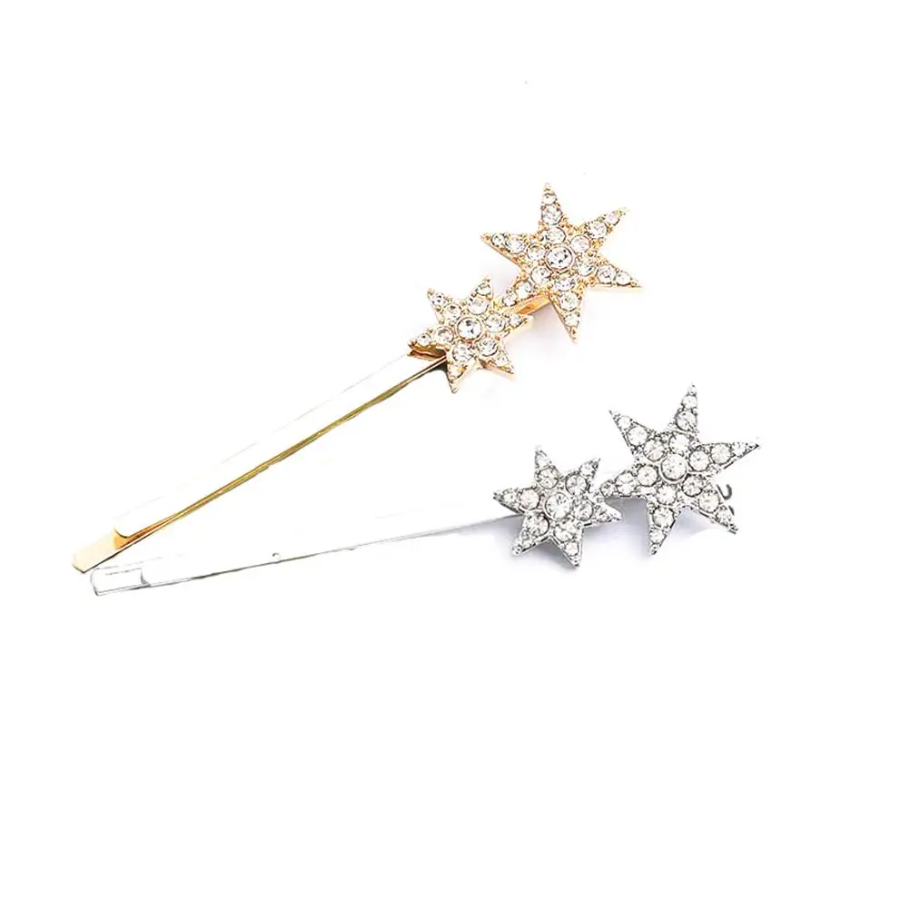 2PCS Crystal Star Hair Clip Durable Metal Accessories Bobby Pins Pentagram Hairstyle Aid Gifts Women Hair Decorations
2PCS Crystal Star Hair Clip Durable Metal Accessories Bobby Pins Pentagram Hairstyle Aid Gifts Women Hair Decorations