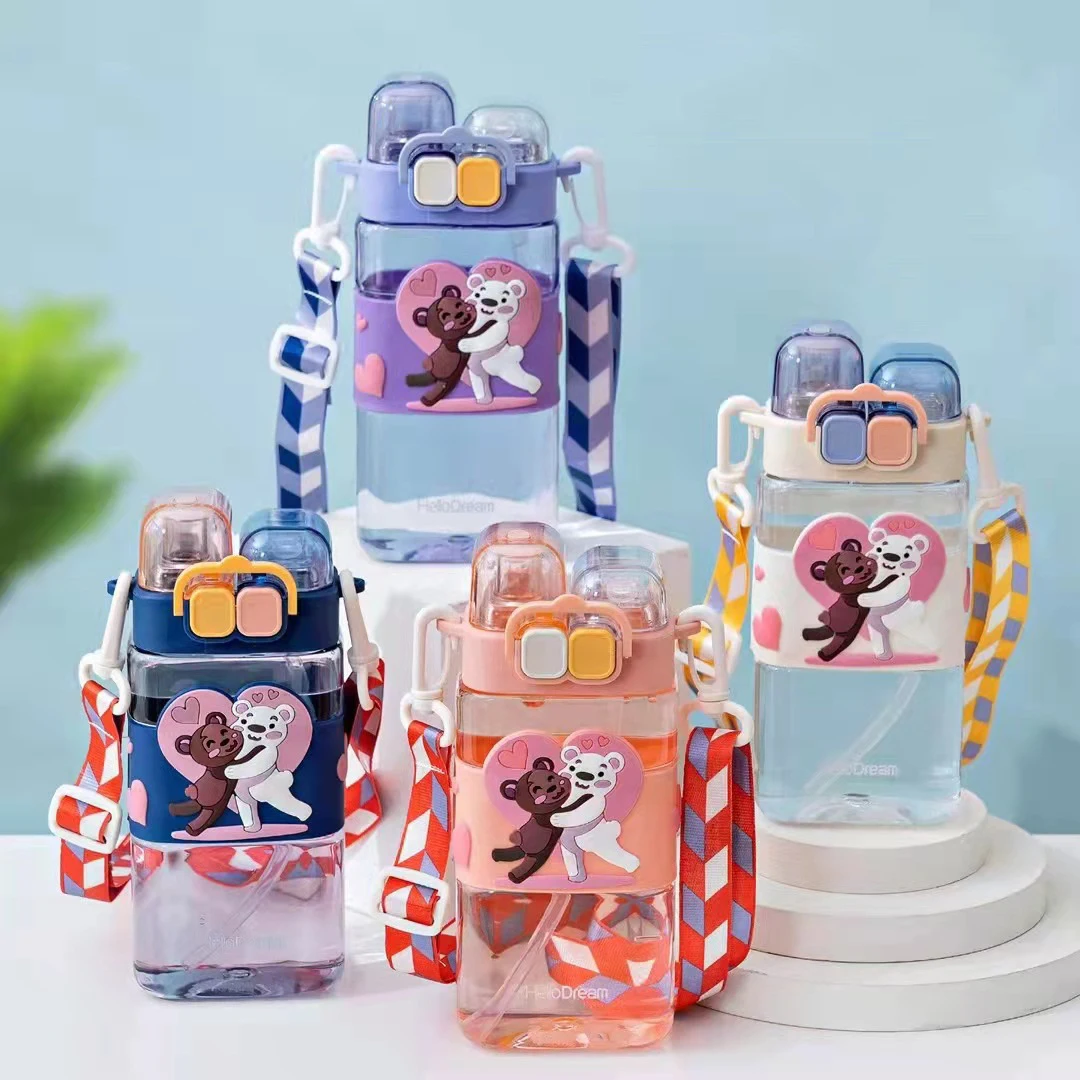 Cartoon Children's Double Drink Cup Boys and Girls' Straw Cup Children's Double Drink Cup Summer Water Bottle
Cartoon Children's Double Drink Cup Boys and Girls' Straw Cup Children's Double Drink Cup Summer Water Bottle